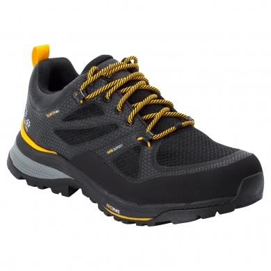 Jack Wolfskin Buty trekkingowe Force Striker Texapore Low wodoodporne czarne/żółte męskie